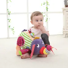 Детские развивающие игрушки, детские удобные игрушки, мультяшный слон, детская погремушка, слоненок, детская игрушка 0-12 месяцев