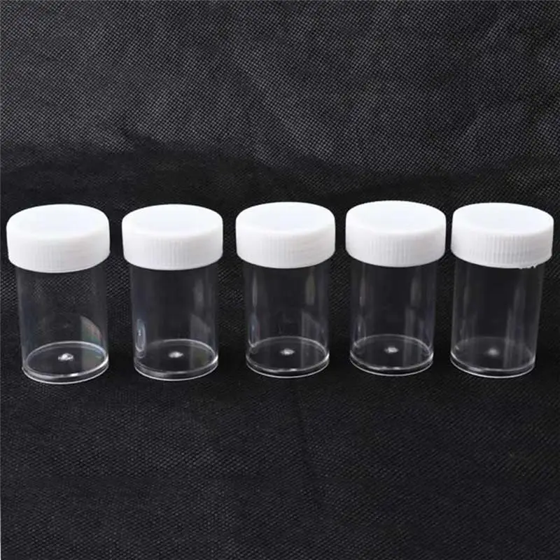 

5Pcs Plastic Cosmetic Jar Empty Eyeshadow Case Face Cream Bottles Glitter Container Eye Shadow Empty Nail Pots Beauty Tool