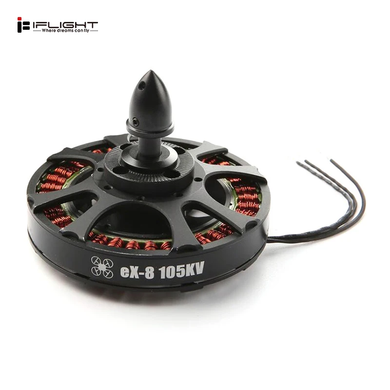 Бесщеточный двигатель iFlight iPower ex-8 105KV 6-12S UAV 246g для 28/29 дюймовых пропеллеров RC FPV
