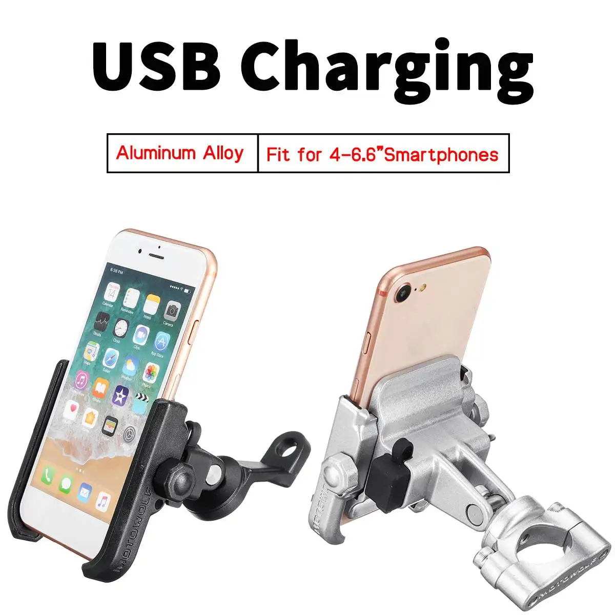 العالمي دراجة نارية من سبائك الألومنيوم حامل هاتف ل iPhoneX 8 7 6 s دعم الهاتف موتو حامل ل GPS الدراجة المقود حامل