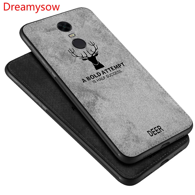 

Fabric Case for Xiaomi Redmi 5 Plus Classic Cloth Matte Skin Soft Hard Back Cover for Xiomi Xiaomi Redmi5 Phone Cases