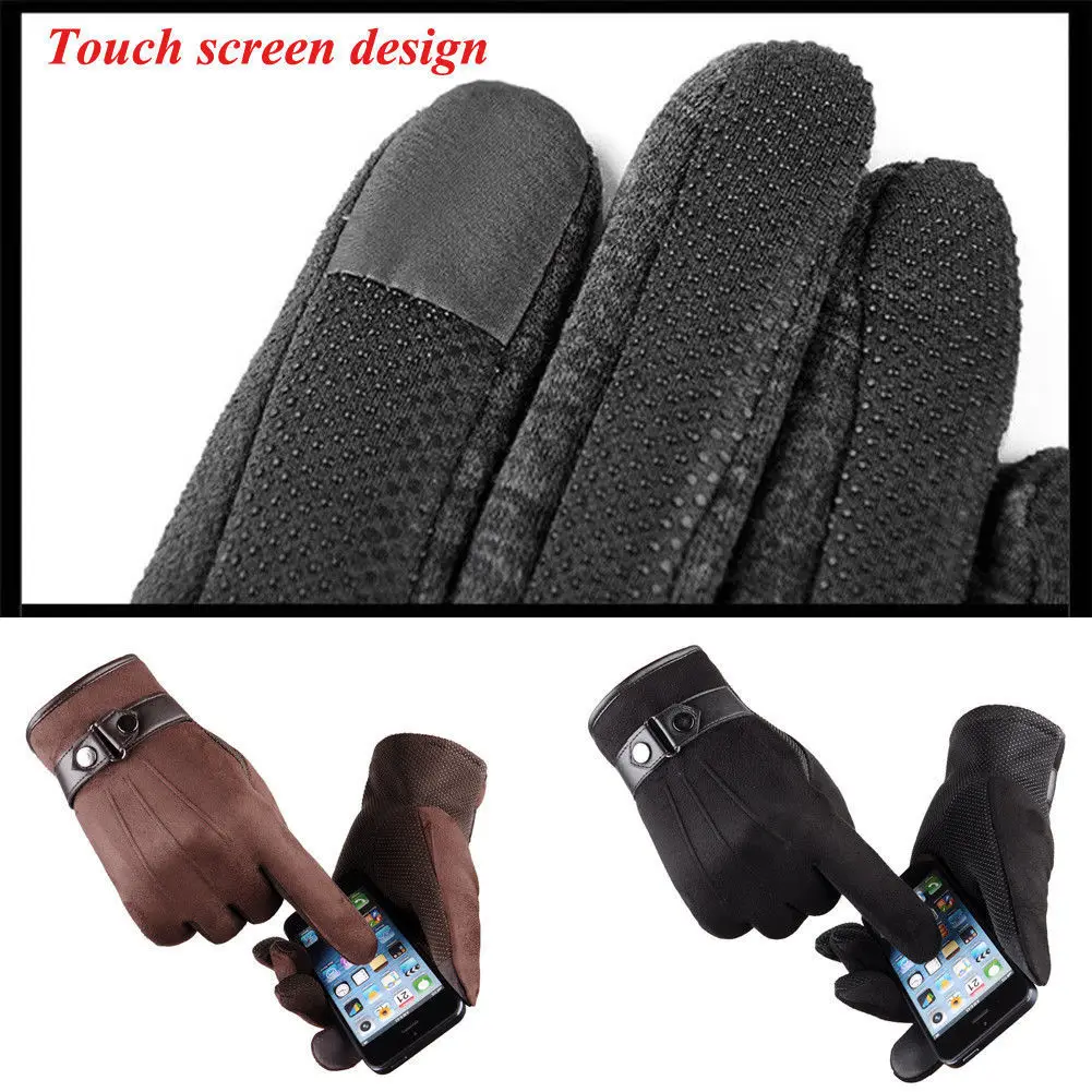Men Women Winter Waterproof Insulated Gloves Outdoor Warm Thermal Riding Mittens