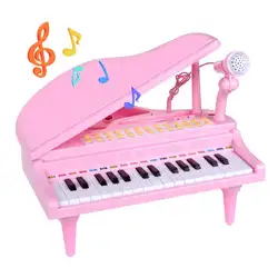 Младенческой играя развивающие электронное пианино Детские игрушки Детская клавиатура для мальчиков и девочек пальцы детей Музыка 31