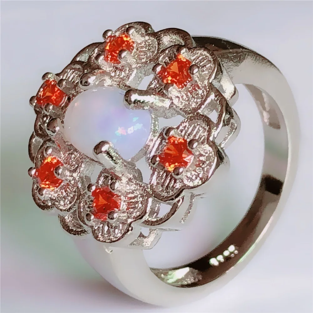 European and American jewelry manufacturers direct sale of rings for women popular vintage opal