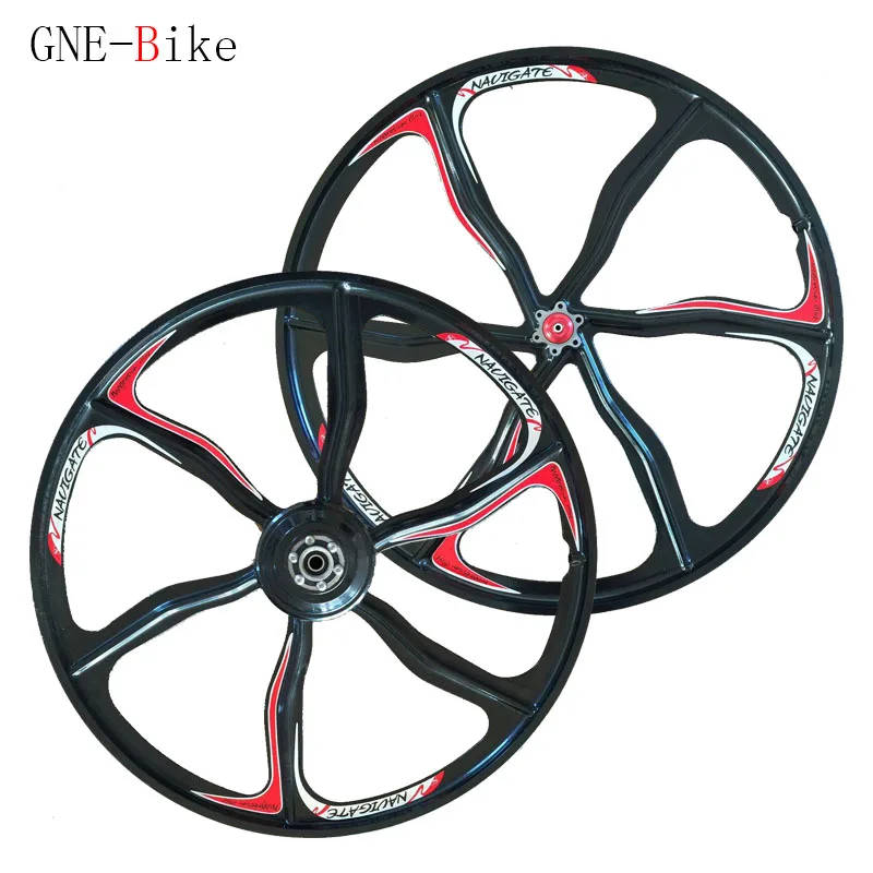 

GNE Electric car integrated wheel motor 20 inch 26 inch 36V48V lithium magnesium alloy one wheel