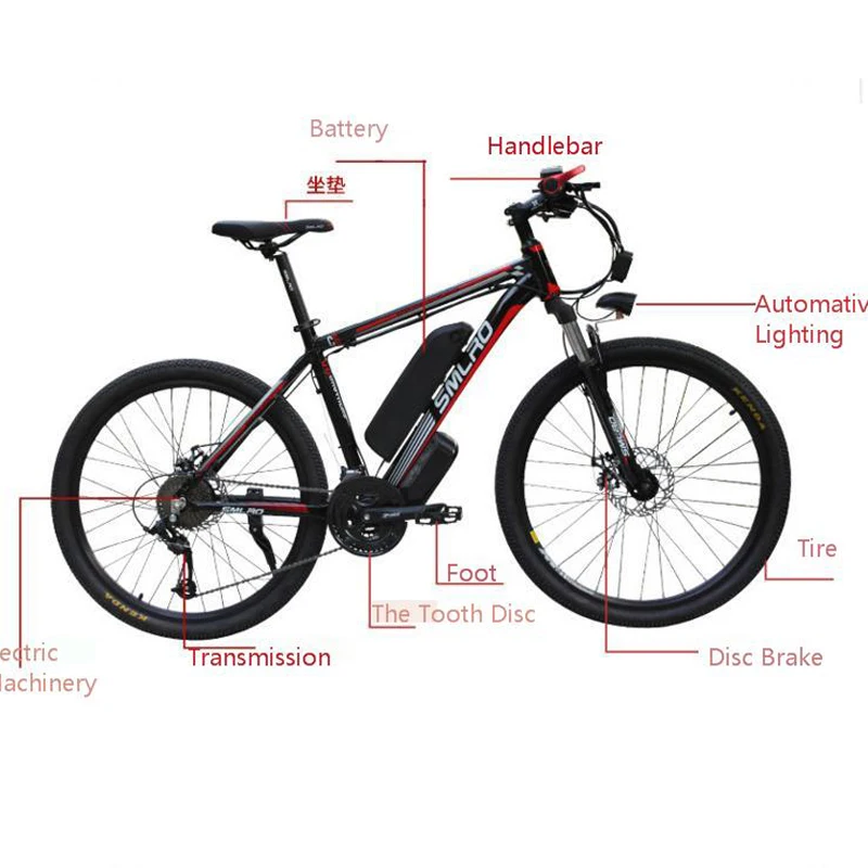 Top Can be customized Smlro 48v 15A 350W 26 Inch Motor-driven electric bike Bicycle Mountain Vehicle bicicleta electrica ebike 3 Top Can be customized Smlro 48v 15A 350W 26 Inch Motor-driven electric bike Bicycle Mountain Vehicle bicicleta electrica ebike 3