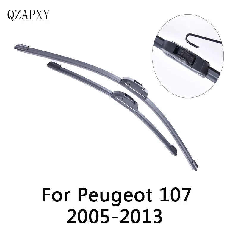 Передняя и задняя щетка стеклоочистителя для peugeot 107 из 2005 2006 2007 2008 2009 2010 до 2013 стеклоочиститель аксессуаров для автомобилей