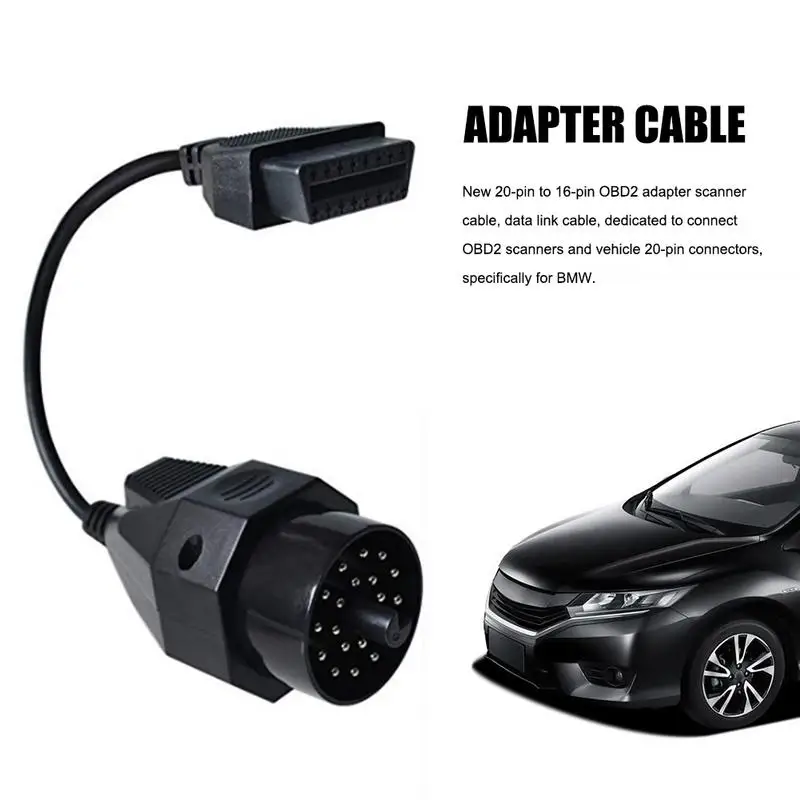 OBD2 16 Pin 20 контактный разъем Диагностический соединительный кабель с адаптером