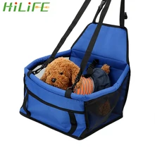 HILIFE Pet переноска для собаки щенка Сумка дорожная Автомобильная крышка сиденья складной гамак корзина безопасности для кошек собак транспортировки