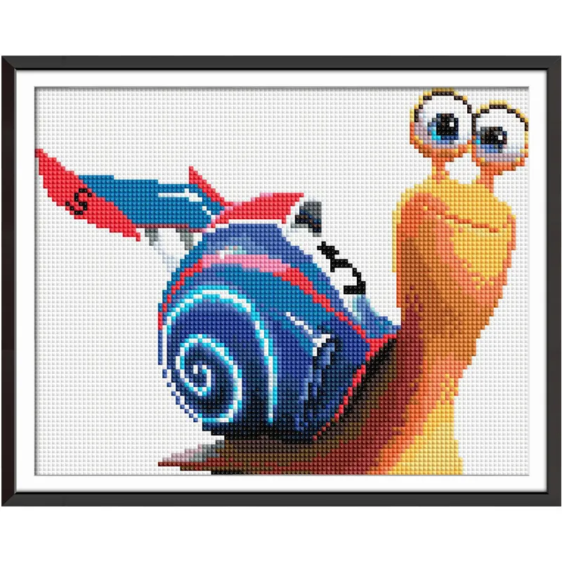 

Snail Diamond Embroidery Full Display Diamond Mosaic Diamond Painting Diamond Embroidery Animal Counted Cross Stitch Home Decor