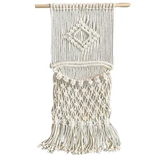 Handmade Macrame Hanging Wall Tapestry Wedding Ceremony Backdrop Wall Art Wedding Decoration Home Living Room