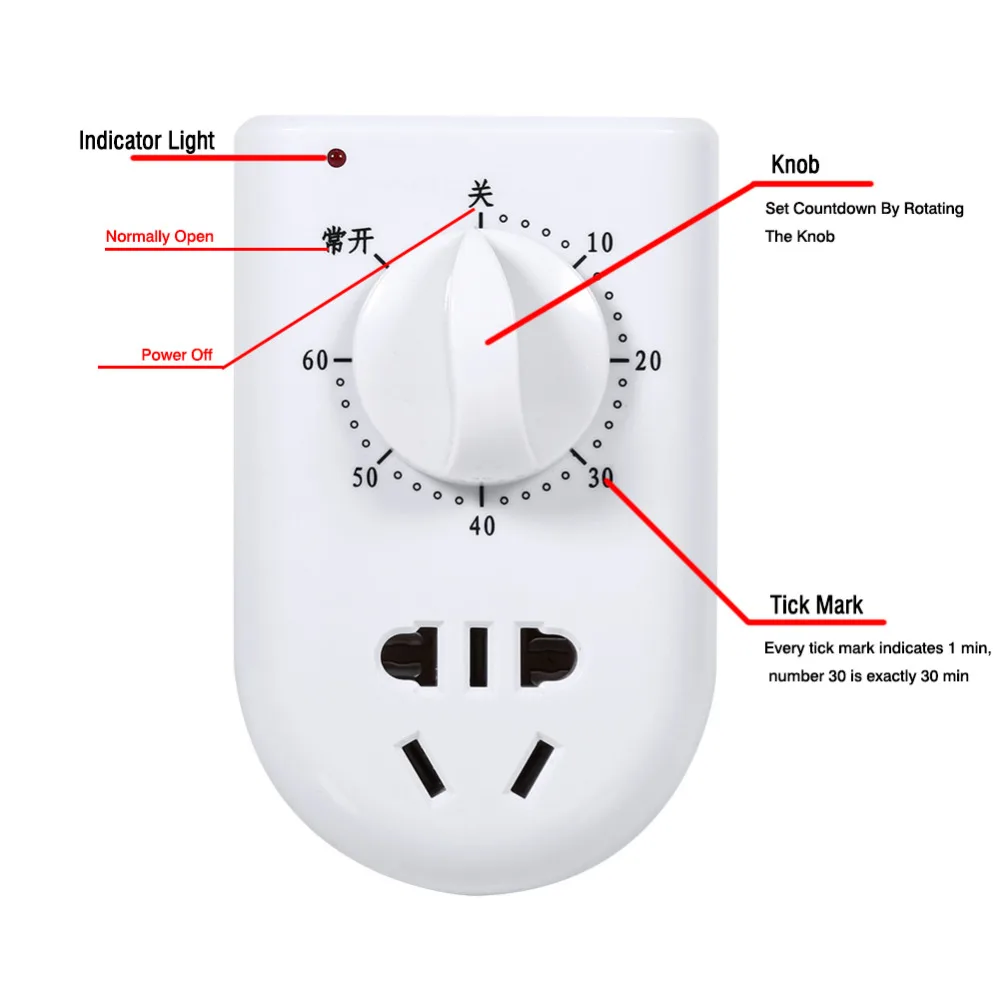 Переменный ток 220 в 10 а 60 мин таймер обратного отсчета, электрический цифровой настенный выключатель, переключатель, розетка, переключатель, механический