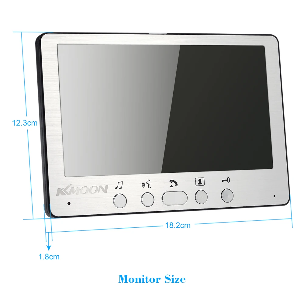 KKmoon видеодомофон " TFT lcd проводной видеодомофон разблокировка инфракрасного ночного видения непромокаемый для дома Surveillanc