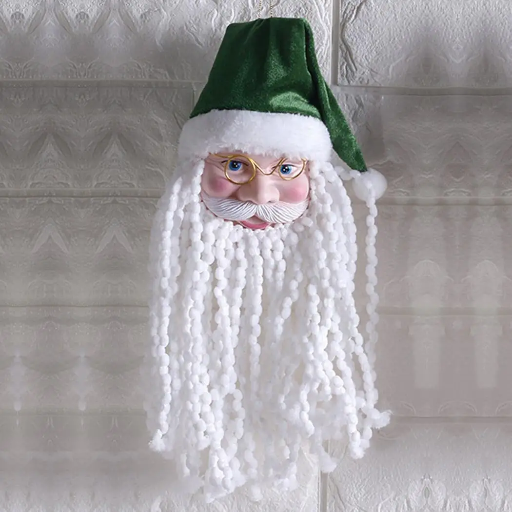Веселое рождественское подвесное украшение Санта-Клаус борода елка Рождество длинный орнамент моющаяся прочная ткань сделанная Рождественский подарок