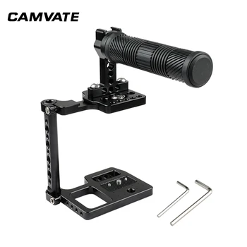 

CAMVATE Half Cage With Rubber Top Handle And Shoe Mount For BMPCC 4K C1930