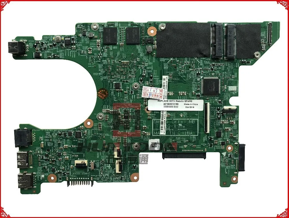 Натуральная CN 028F69 материнская плата для Dell Inspiron 5423 основная 28F69 SR0N9 I7 3517U DDR3L HD7670M 2
