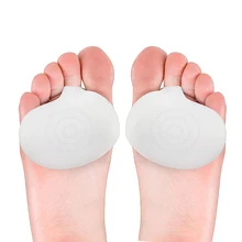 1 пара Силиконовый гель вкладыши в геленочно-пучковую часть для обуви Боль Бал Уход за ногами инструмент ноги боль обувь Стельки колодки Подушка стелька-супинатор для переднего отдела стопы