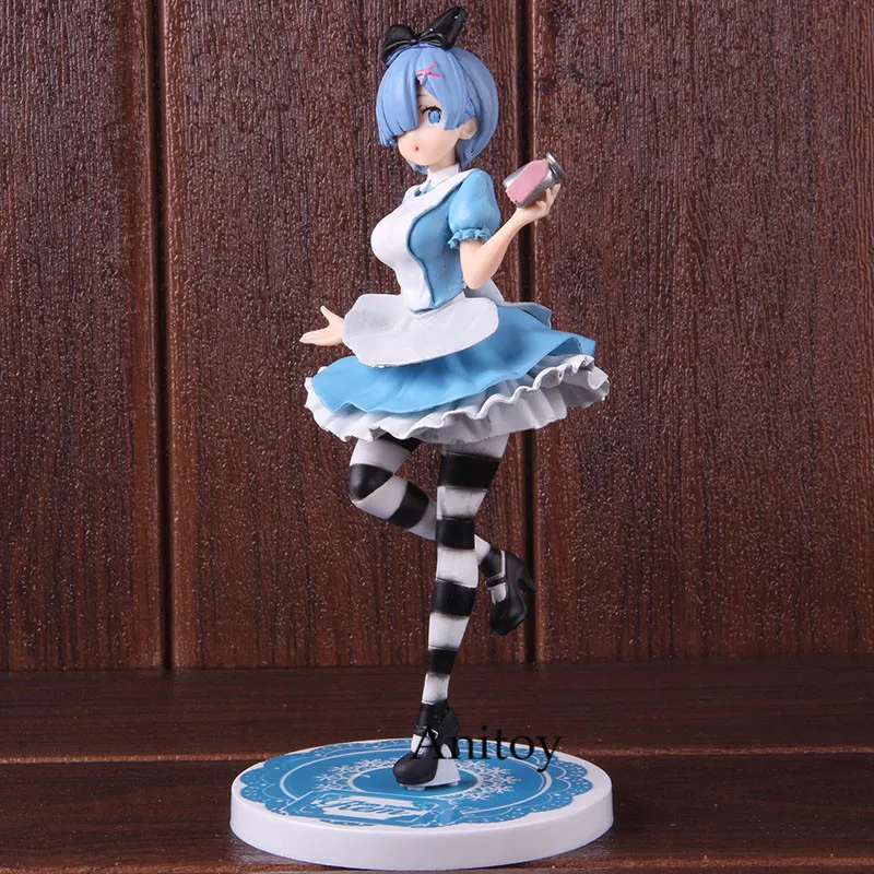 Anime Re:Life in a different world from zero Rem In Wonderland Figure New No Box