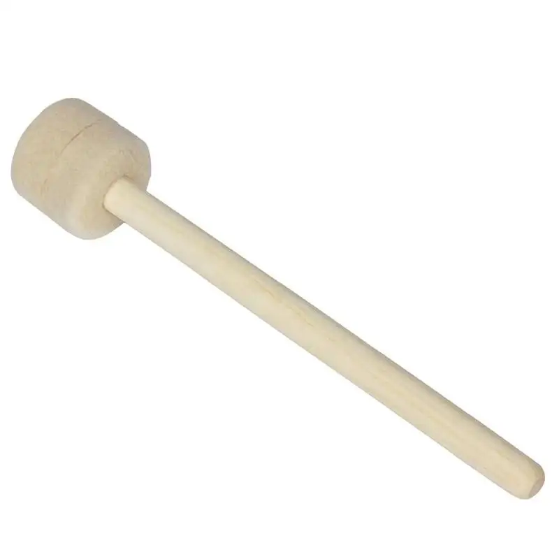 Купить 1 шт. Timpani Mallets Precussion барабанные палочки мягкая фетровая головка деревянная ручка ударный инструмент аксессуар часть