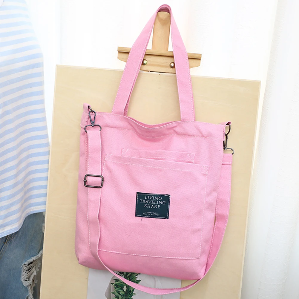  Canvas Handbag Women Shoulder Bag with Removable Strap Multi Pockets Crossbody Wear Resistant Casua - 32955822410