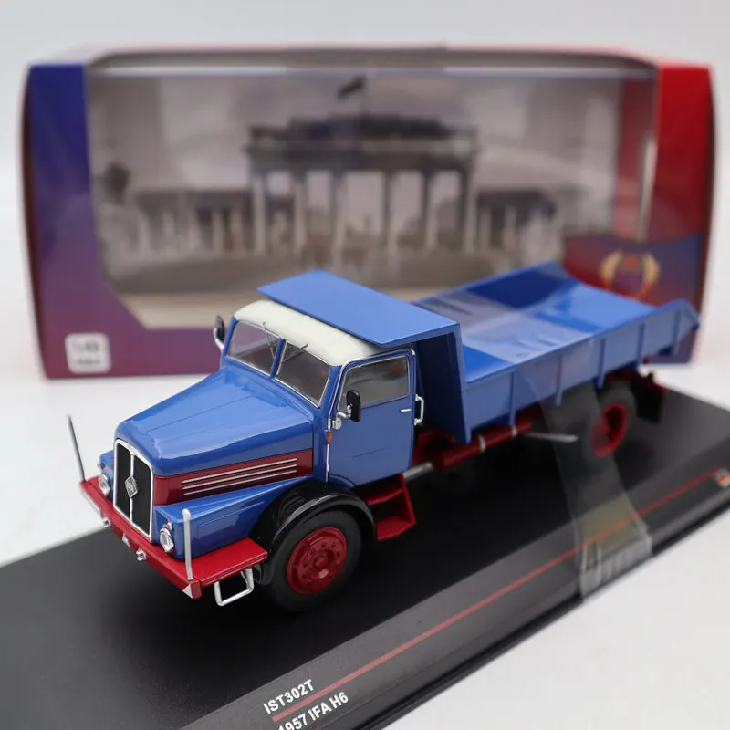 IXO IST 1:43 1957 IFA H6 синий грузовик Kipper IST302T игрушки автомобиль литые модели Коллекция