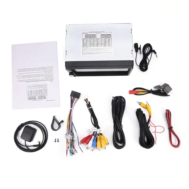 New Style Android 7.1 7 Inch Touch Screen Car Bluetooth Mp5 Player Built-in Wi-Fi Car Dual DIN AM FM RDS GPS Free Map 