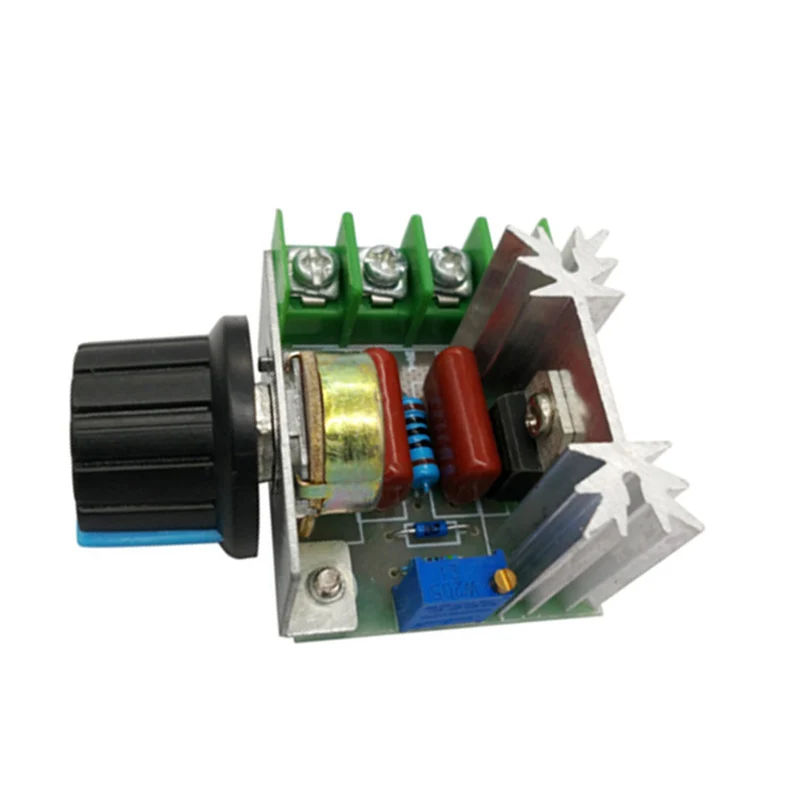

AC 50-220V 2000W SCR Voltage Regulator Dimming Dimmers Motor Speed Controller Thermostat Electronic Voltage Regulator Module