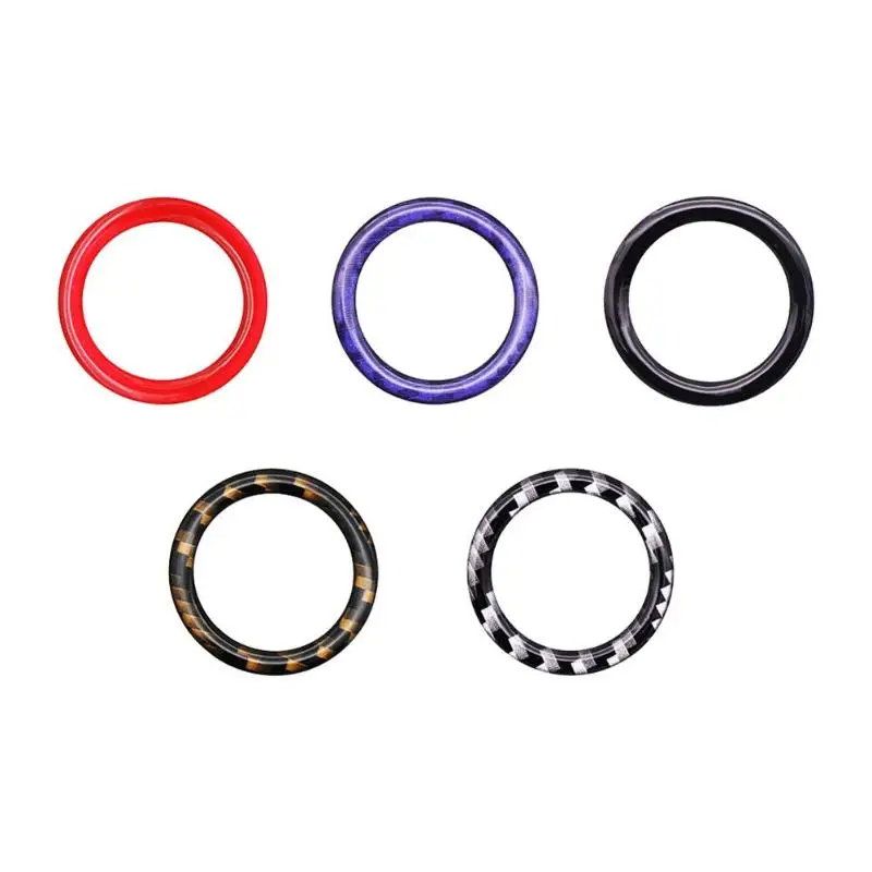 

30mm Auto Car Engine Start Stop Button Ring Car Starting Button Decoration OD Carbon Fiber Trim For BMW 1/3/5 Series E87 E90 E60