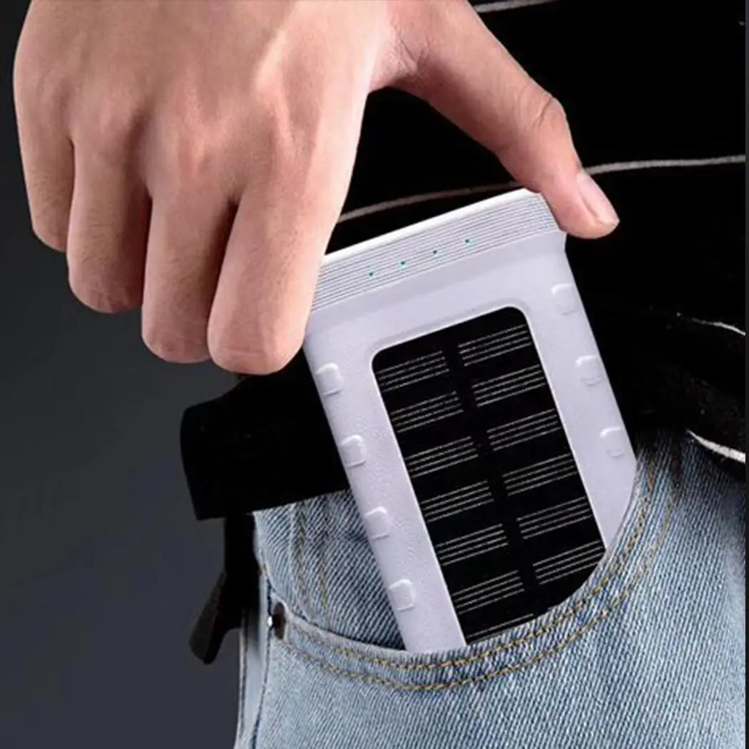 

Solar Charge13000mAh Powerbank Case ( Battery Not Include ) Charger Box Power Bank Case DIY Solar Charge Kit For Xiaomi