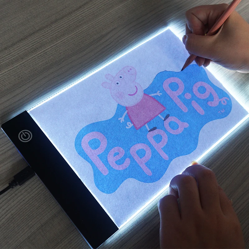 

Ultra-Thin Portable LED Light Box Diamond Painting A4 LED Light Pad Board Tablet Portable Dimmable Brightness