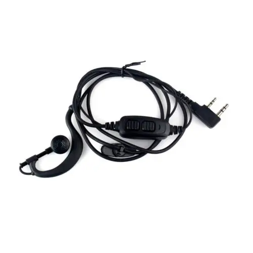 2 Pin двойной PTT гарнитура наушники с микрофоном для Baofeng UV 82 серии радио