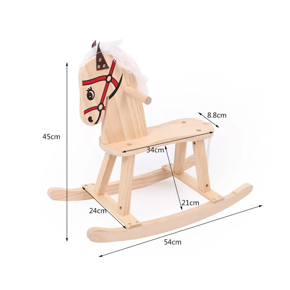 3-8 Years Children Mechanical Walking Rocking Horse Natural Wooden Rocking Horse Nursery Toddler Playroom Baby Rocker Kids Toy 3-8 Years Children Mechanical Walking Rocking Horse Natural Wooden Rocking Horse Nursery Toddler Playroom Baby Rocker Kids Toy
