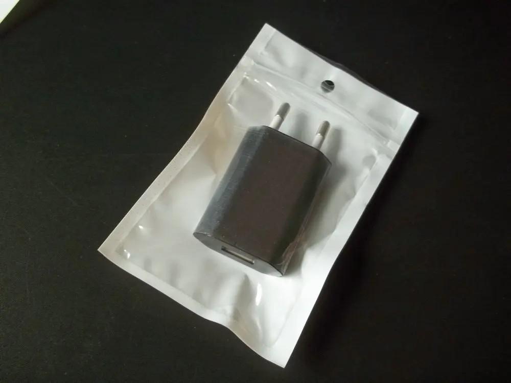 300 шт/партия 7,5*12 см белый прозрачный самозапечатывающийся пластиковый пакет для розничной упаковки на молнии, Ziplock мешок для хранения отверстие для подвешивания пакет сумки