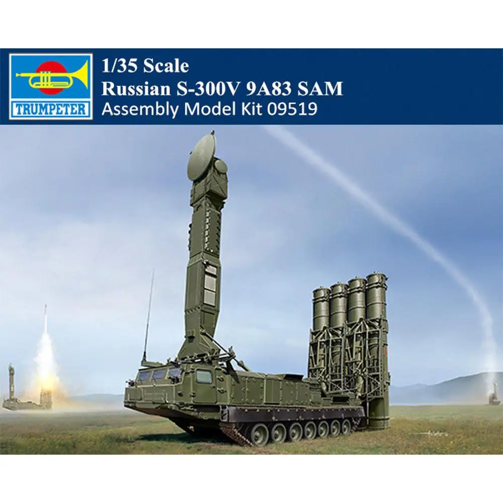 Trumpeter 1/35 09519 Russian S-300V 9A83 SAM Military Plastic Assembly Model Kit | Игрушки и хобби