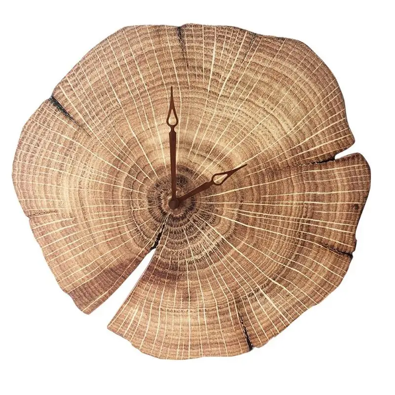 Reloj de pared de grano de madera Retro de mármol acrílico redondo Digital colgante relojes movimiento silencioso decoración de dormitorio para el hogar para regalo Reloj de pared de grano de madera Retro de mármol acrílico redondo Digital colgante relojes movimiento silencioso decoración de dormitorio para el hogar para regalo