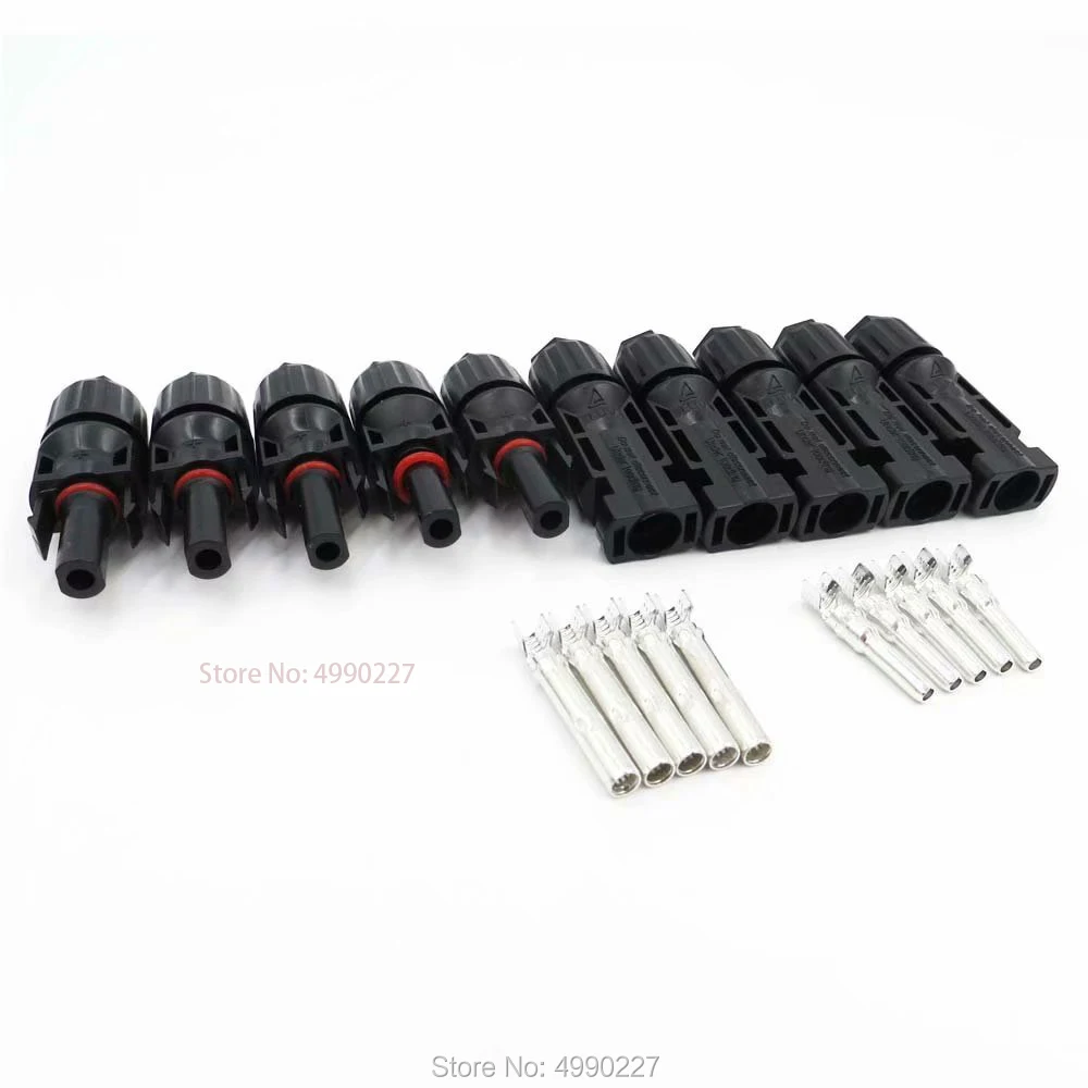 

Latest 5 Pairs MC4 Connector Solar Connectors Solar Panel Male & Female MC4 Connector for solar system