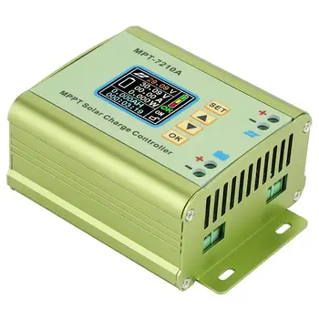 

MPT-7210A Aluminum Alloy LCD Display MPPT Solar Panel Charge Controller with 24V / 36V / 48V / 60V / 72V battery pack system