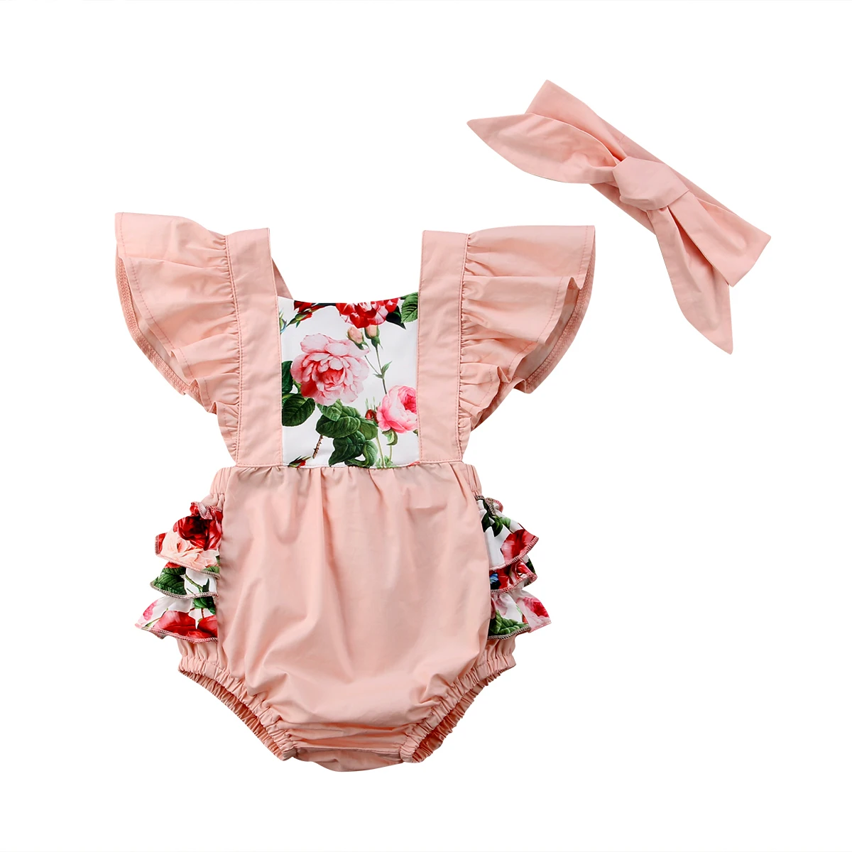 Flower Baby Girl Romper Summer 2018 Newborn Baby Girl Clothes Infant