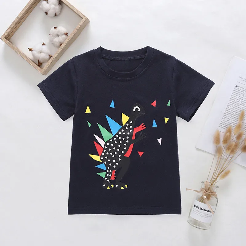 Cartoon Dinosaurs Print Baby Boys T Shirt Summer New Children Kids Boy's Shorts Sleeve Clothes Boys Tops Tees Cartoon Dinosaurs Print Baby Boys T Shirt Summer New Children Kids Boy's Shorts Sleeve Clothes Boys Tops Tees
