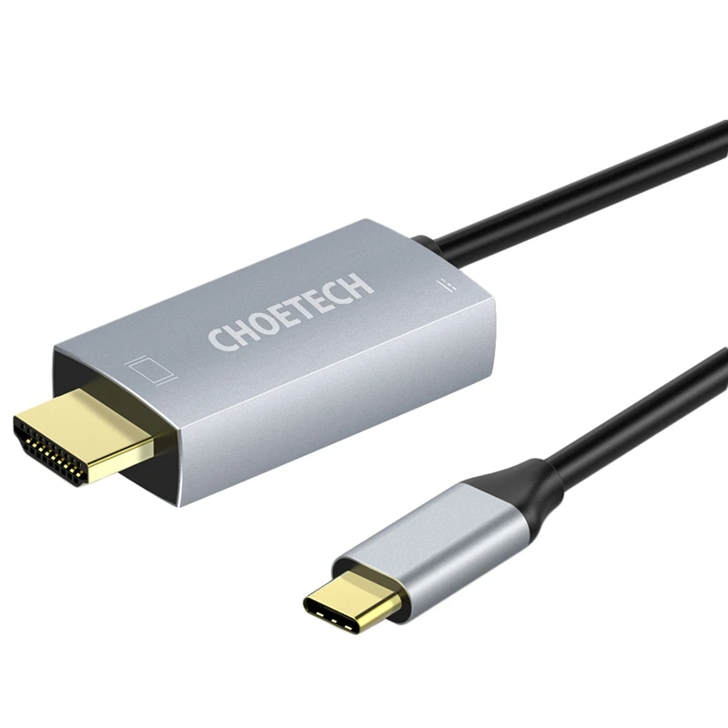 CHOETECH USB 3 1 Type-C к Hdmi кабель адаптер Thunderbolt совместим с 60W PD зарядным портом для Macbook
