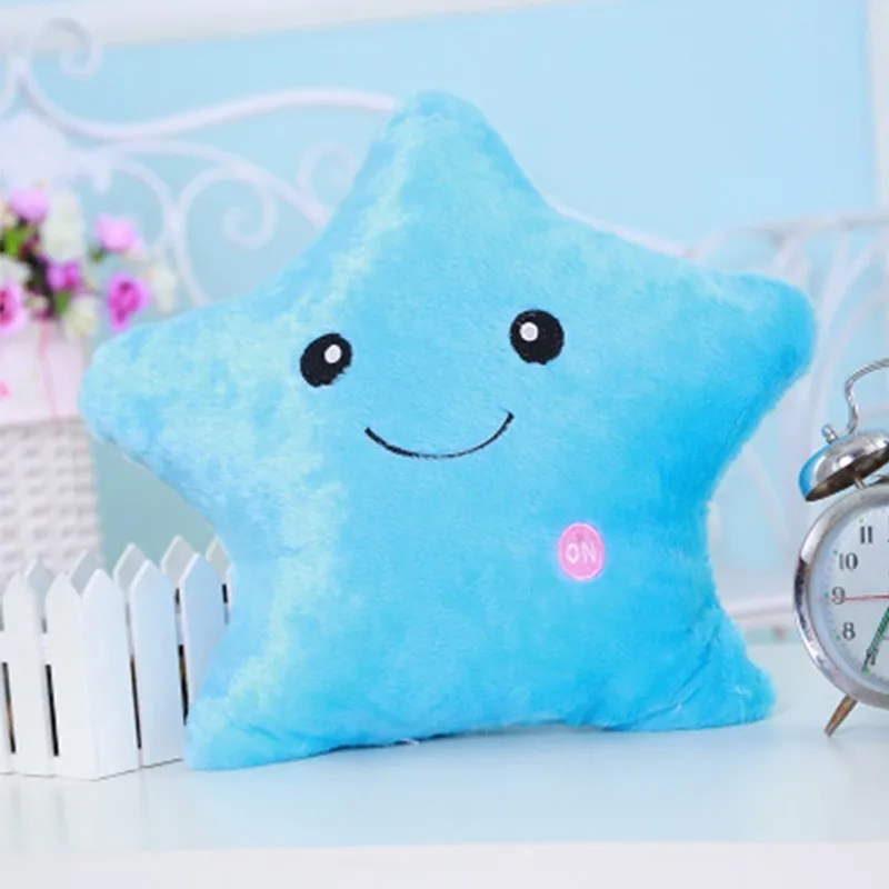 2018 New Kawaii Luminous Pillow Christmas Cute Toys Led Light Pillow Plush Pillow Hot Colorful Stars Kids Toys Birthday Gift 2018 New Kawaii Luminous Pillow Christmas Cute Toys Led Light Pillow Plush Pillow Hot Colorful Stars Kids Toys Birthday Gift
