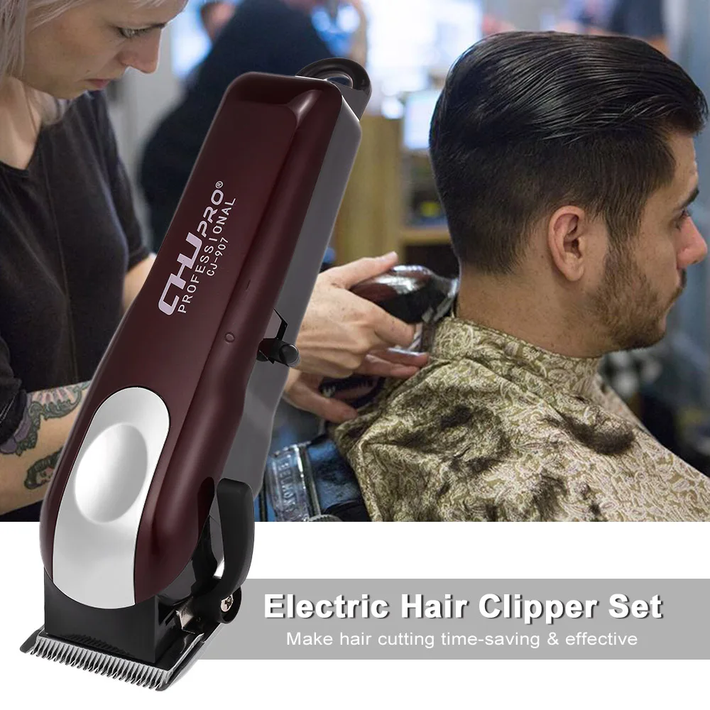 

Electric Hair Clipper Set Rechargeable Cordless Hair Trimmer Hair Cutting Machine Shaver Blade Salon Hairdressing Tools USB Plug