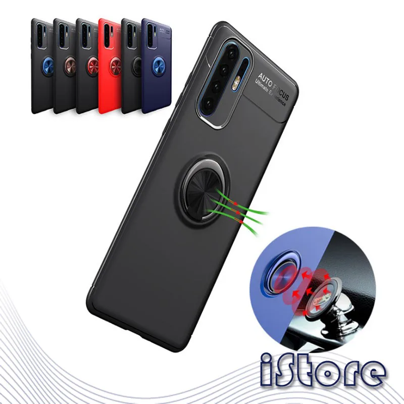 

Phone case for Huawei P30 P30Pro P30lite NOVA4E Magnetic function ring bracket protective case