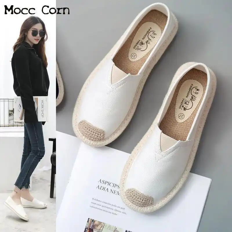 Fashion Women Leather Shoes Loafers Soft Ladies Leisure Flats Casual Lazy Shoes