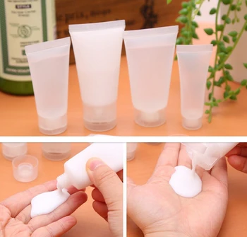 

500PCS 15g 30g 50g 100g Empty Cosmetic Bottles Soft Tube Mini Makeup Container with Cap Travel Refillable Bottles new