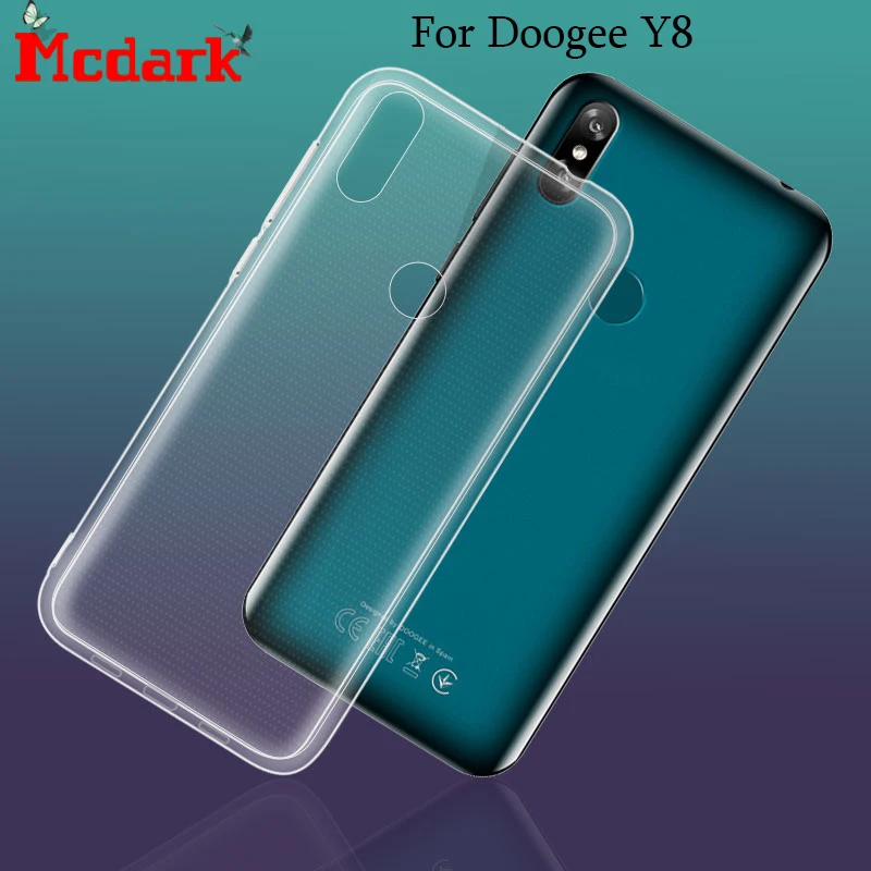 Для Doogee Y8 силиконовый чехол защитный из термополиуретана Защитный для смартфона