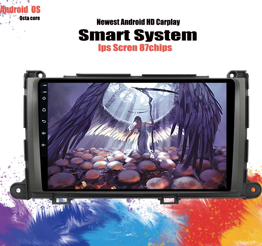9 &quotIPS 6G RAM + 128G 8 Core Android 10 0 автомобильный DVD GPS навигационный плеер для Toyota Sienna 2010 2011