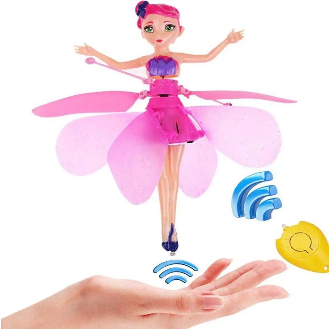 Children Toy Infrared Sensor Remote Control Flying Toy With Music Light Aircraft Toy Plane Model Outdoor Educational Toys