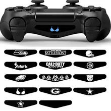 AOXO 2 шт. игровой светильник-бар виниловая светодиодная наклейка s для sony Playstation 4 Dualshock 4 PS4 контроллер светильник Защитная Наклейка