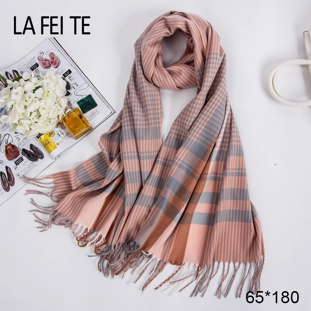 Bufandas largas de Cachemira para hombre y mujer, pañuelo de marca de lujo, estolas de Pashmina, Hijab arrugado, 2019|Bufandas de mujer| AliExpress